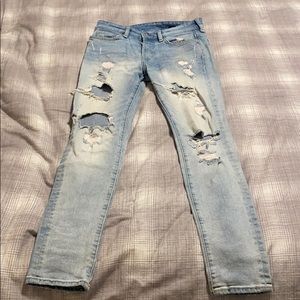 H&M Distressed Skinny Jeans